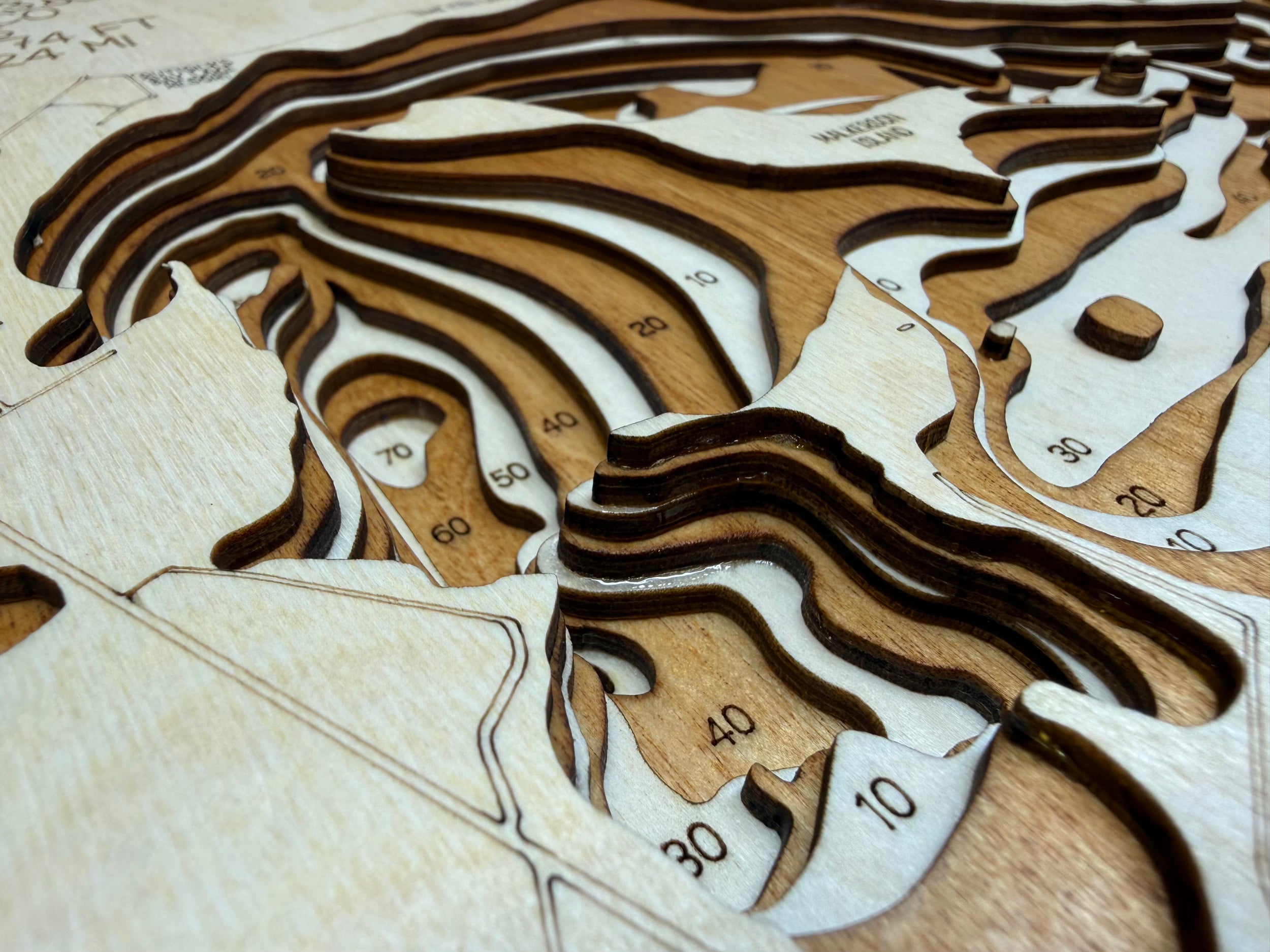 Bay Lake detail: dimensional craftsmanship