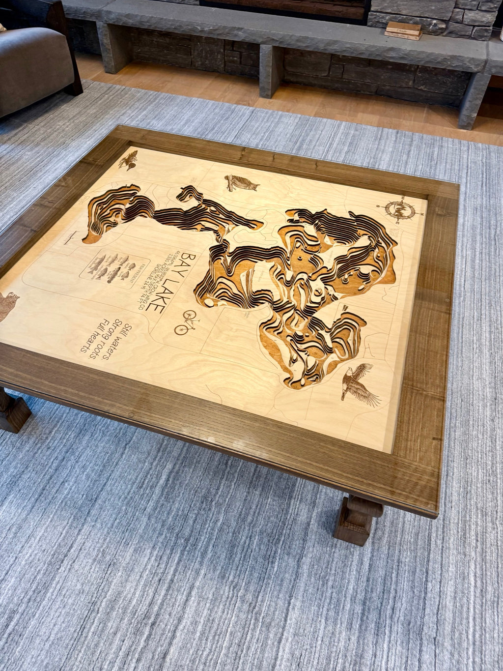 Bay Lake Map - Table
