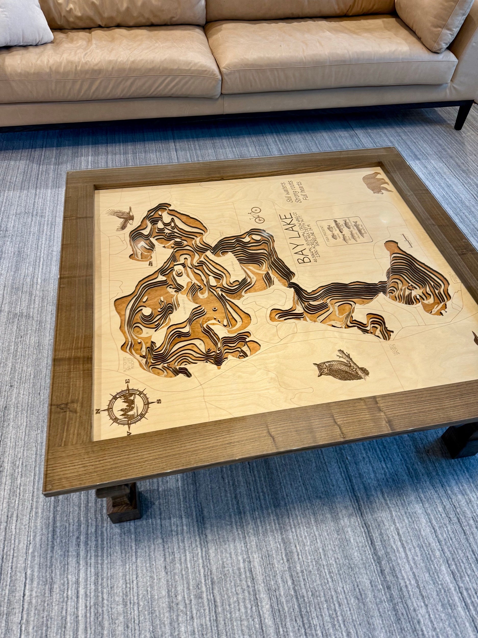 Bay Lake Map - Table
