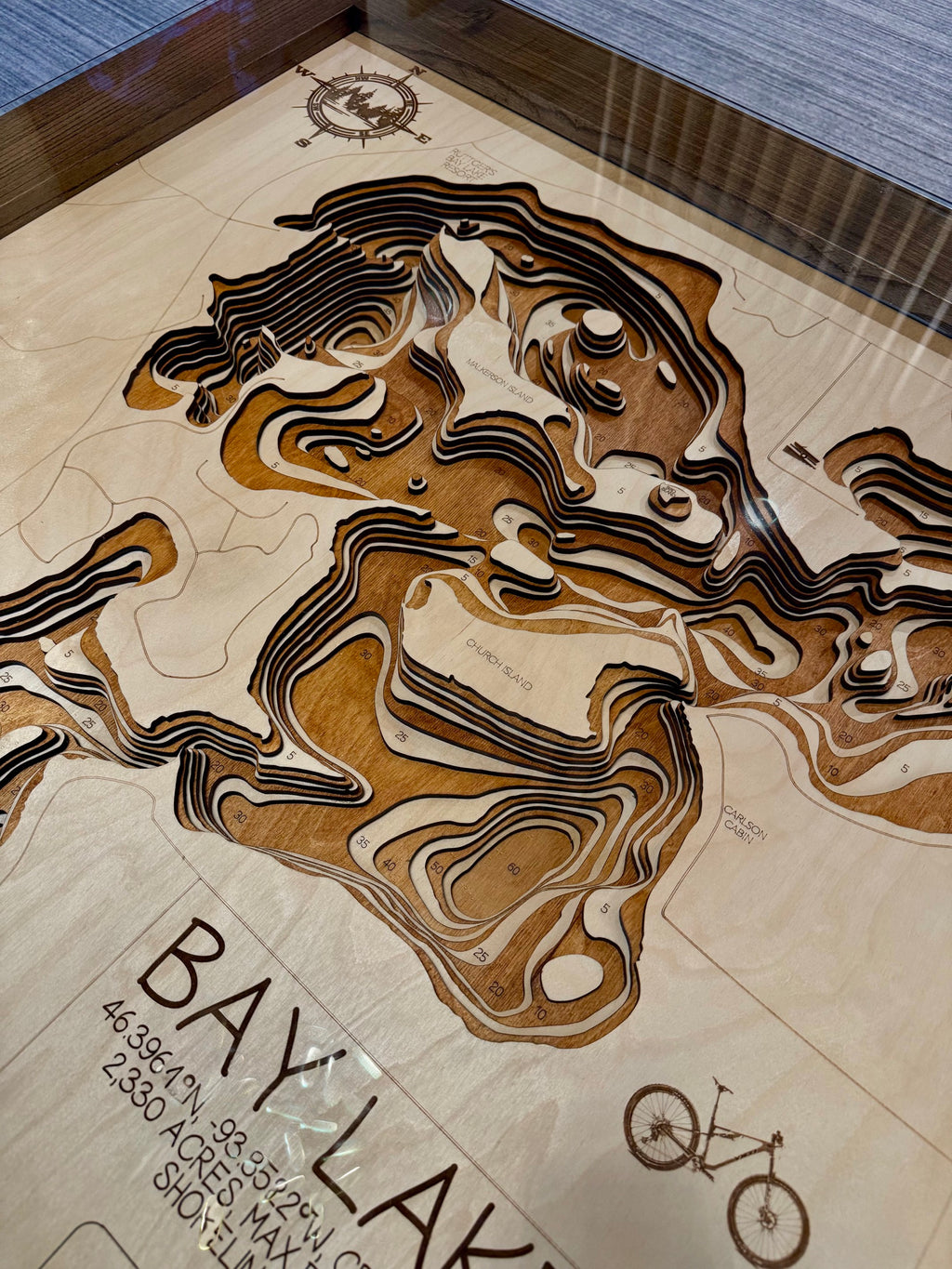 Bay Lake Map - Table