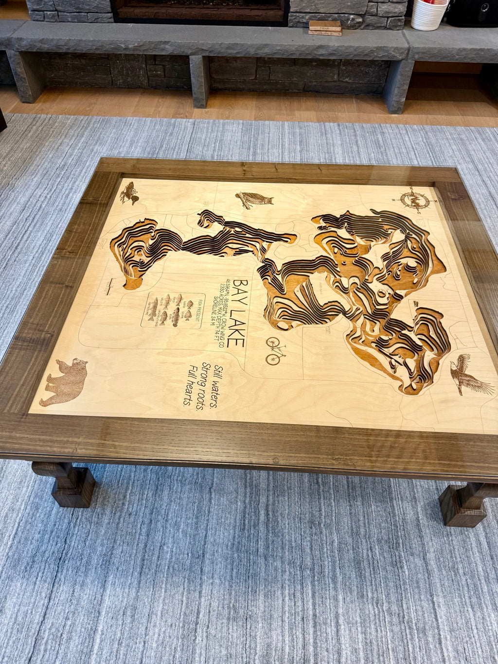 Bay Lake Map - Table