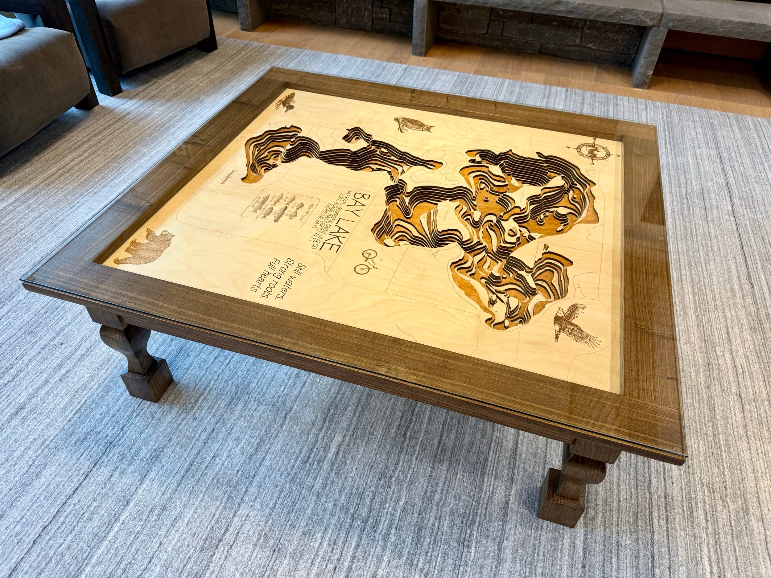 Bay Lake Map - Table