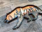 Bear and Company detail: close-up of layered Baltic Birch showing depth and dimensional precision