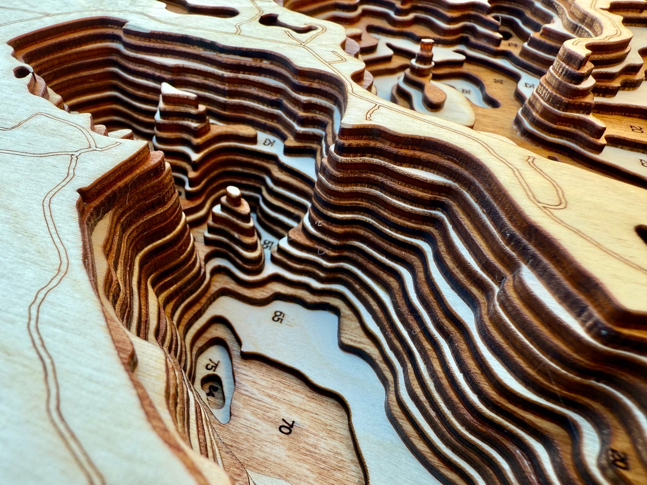 Big Sandy detail: fine laser-cut craftsmanship