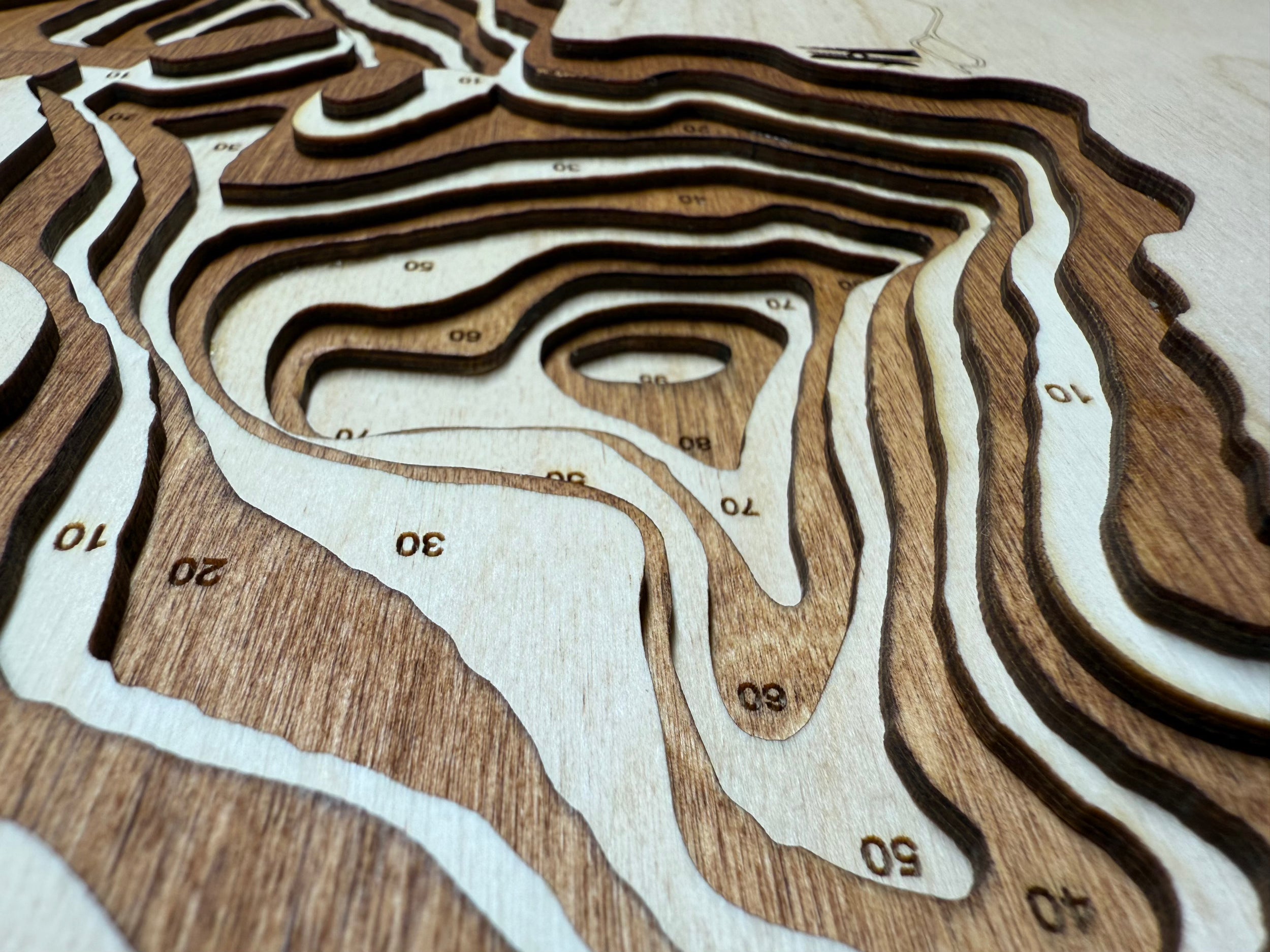 Big Too Much detail: fine laser-cut detail