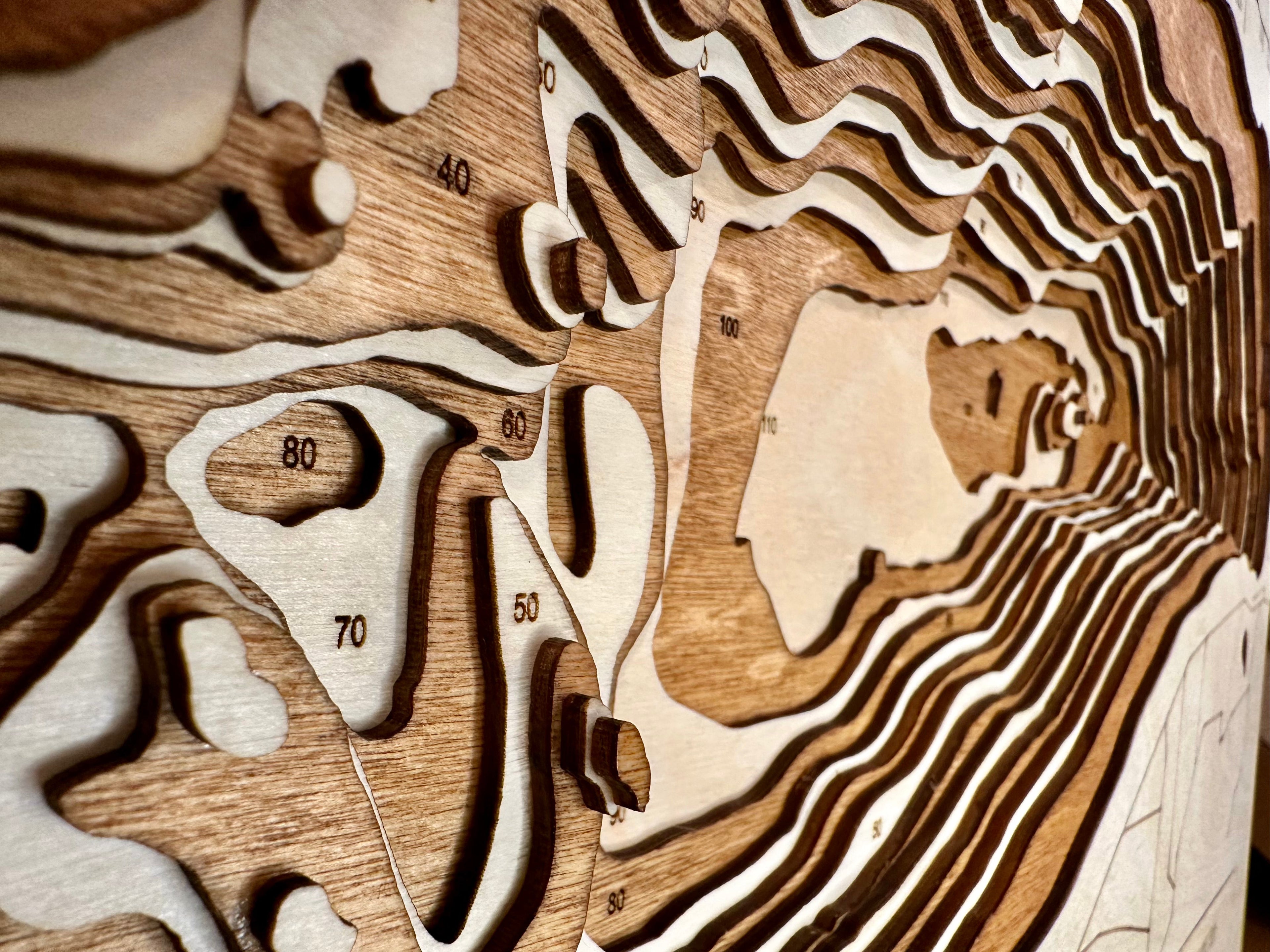 Madison Lake – Blue Earth County – depth map by Laser Lakes