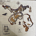 Birch Lake near Hackensack – Cass County – with customized features by Laser Lakes