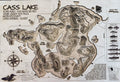 Cass Lake – the map that started Laser Lakes – depth map by Nate