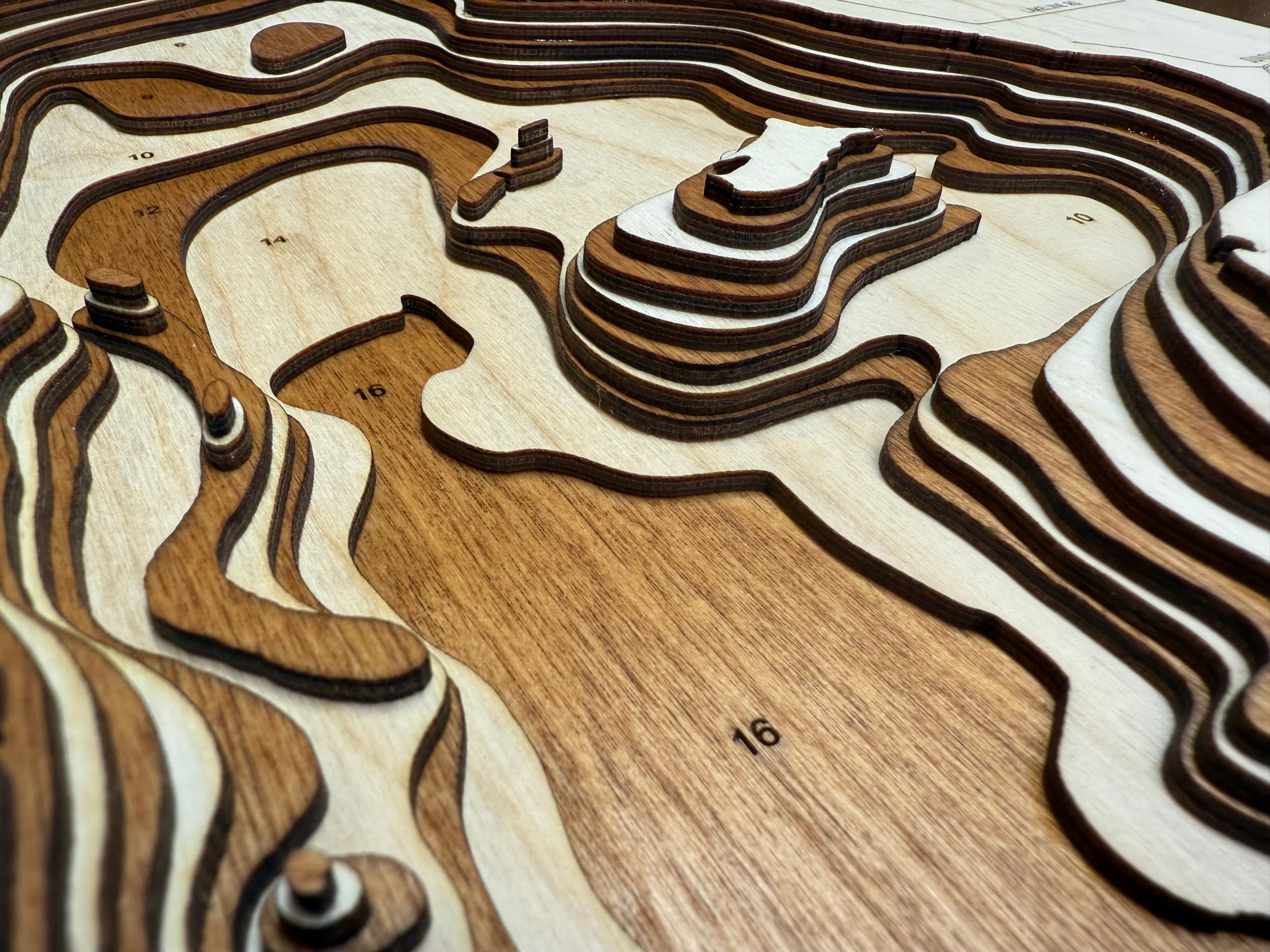 Chisago detail: precision laser work