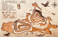 Clamshell Lake – gift from friends – Crow Wing County depth map by Laser Lakes