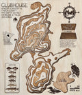Clubhouse Lake – brother Ben's favorite – Itasca County depth map by Laser Lakes