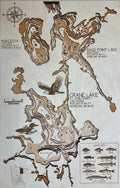 Crane, Sand Point, Mukooda Lakes – challenging three-lake map – Lake County by Laser Lakes
