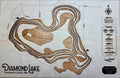 Diamond Lake – Kandiyohi County – graphic designer's personal touch by Laser Lakes