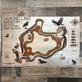 Diamond Lake Map – Near Rogers – Hennepin County – Minnesota