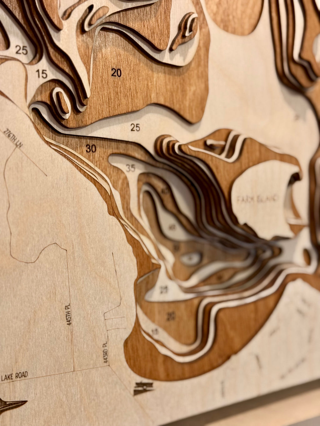 Farm Island detail: interesting underwater structure in wood