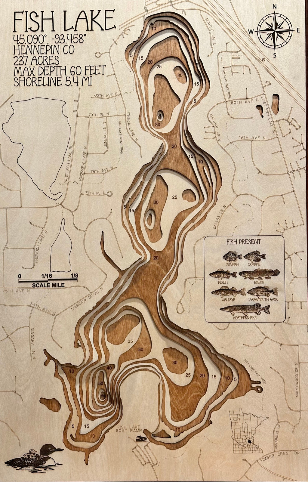 Fish Lake – near Maple Grove – closest lake to home by Laser Lakes