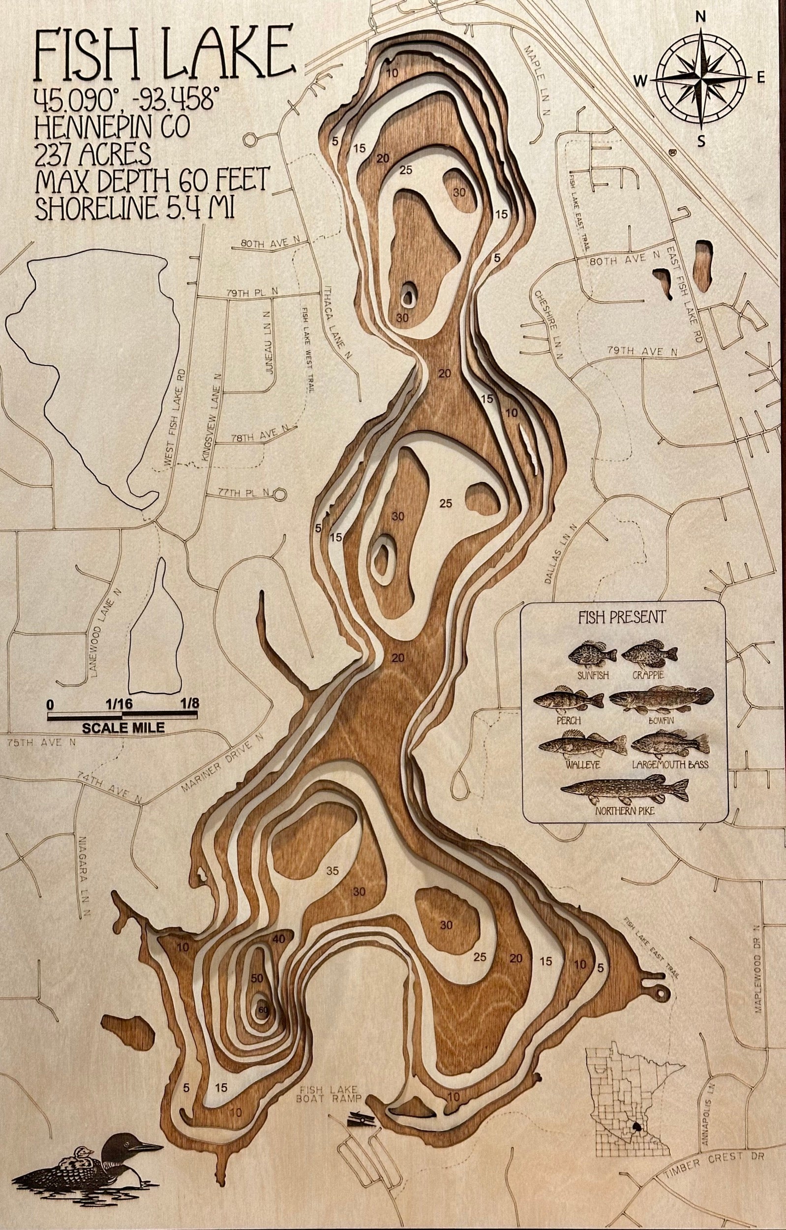 Fish Lake – near Maple Grove – closest lake to home by Laser Lakes