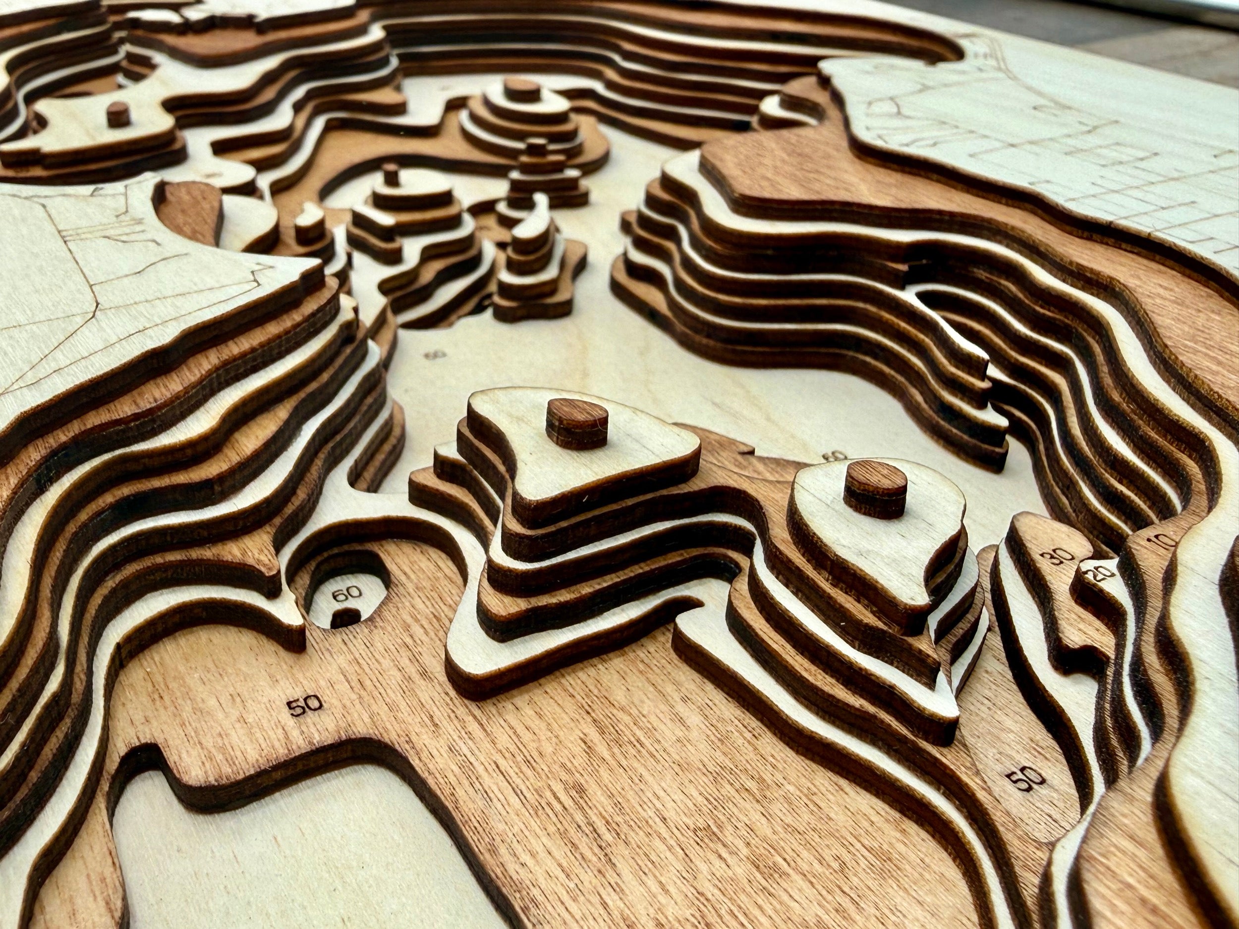 Gull Lake detail: intricate craftsmanship