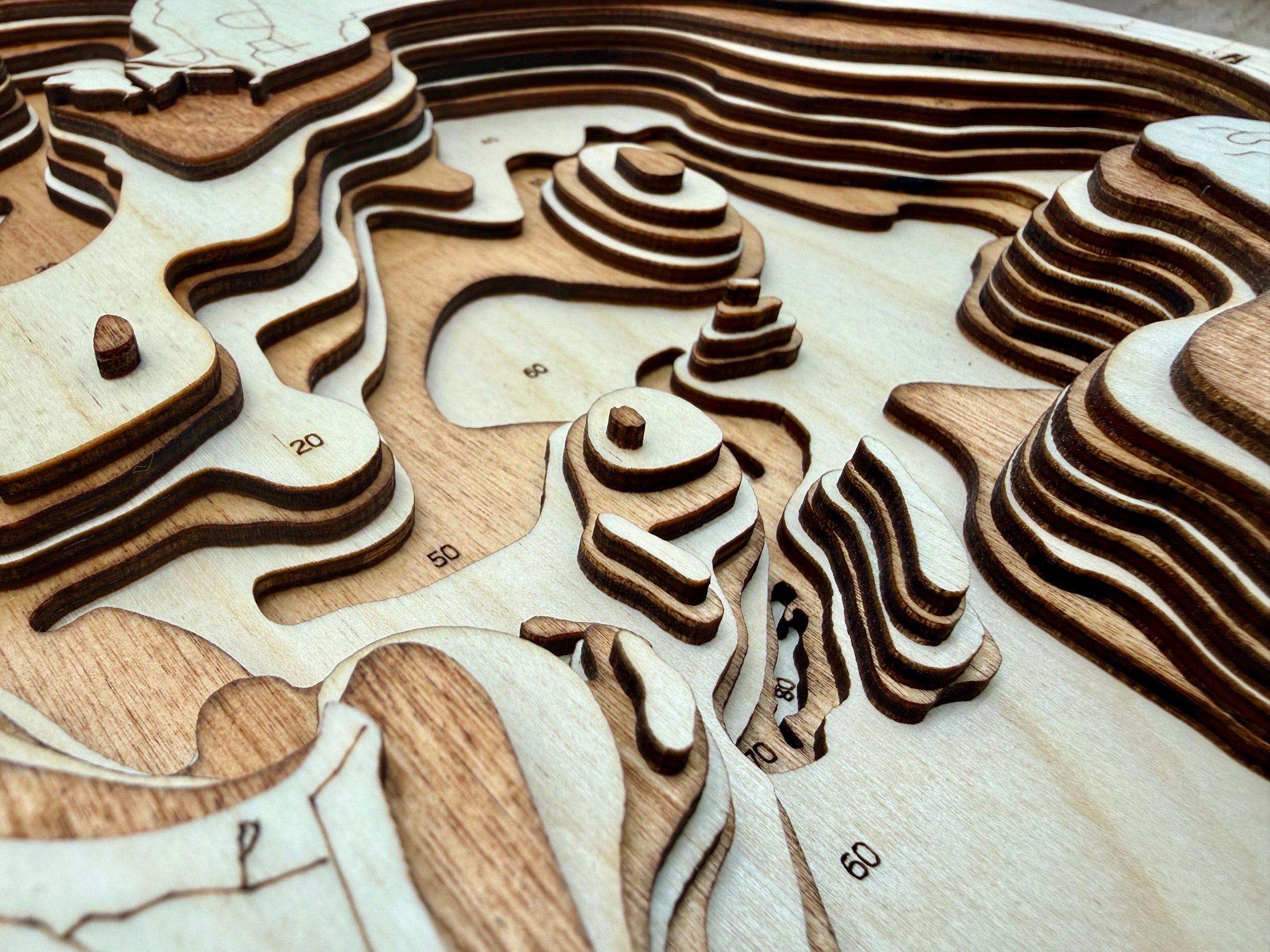 Gull Lake detail: dimensional depth mapping