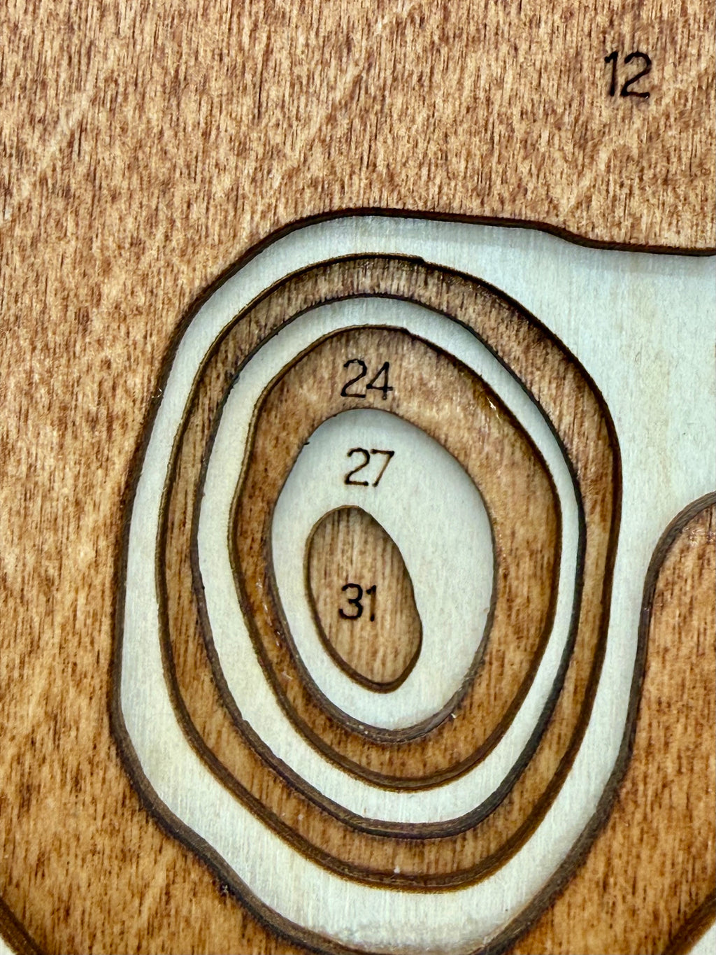 Hiawatha and Nokomis detail: connected lakes in wood