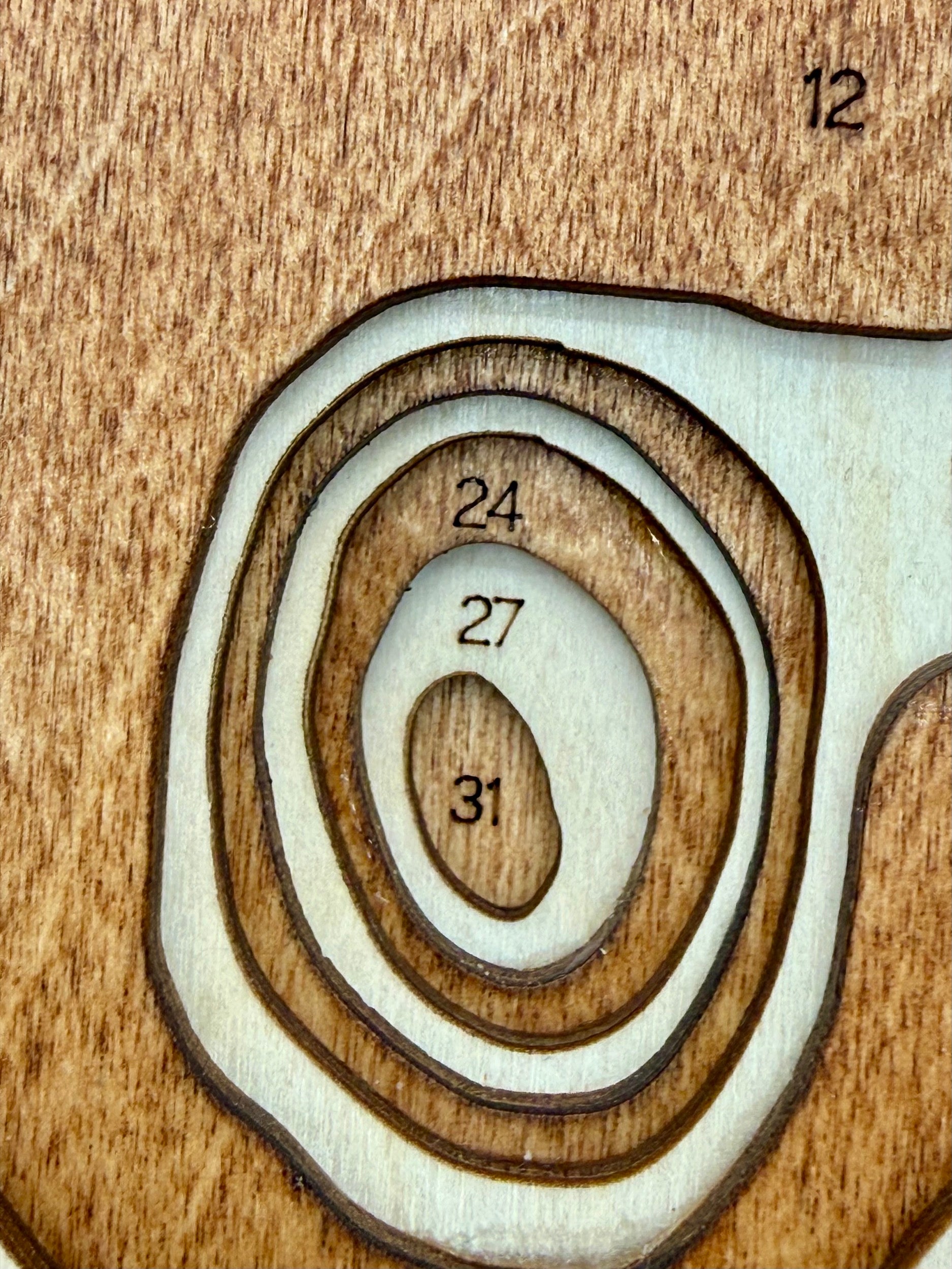 Hiawatha and Nokomis detail: connected lakes in wood
