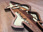 Walleye detail: close-up of fine laser cuts in premium Baltic Birch