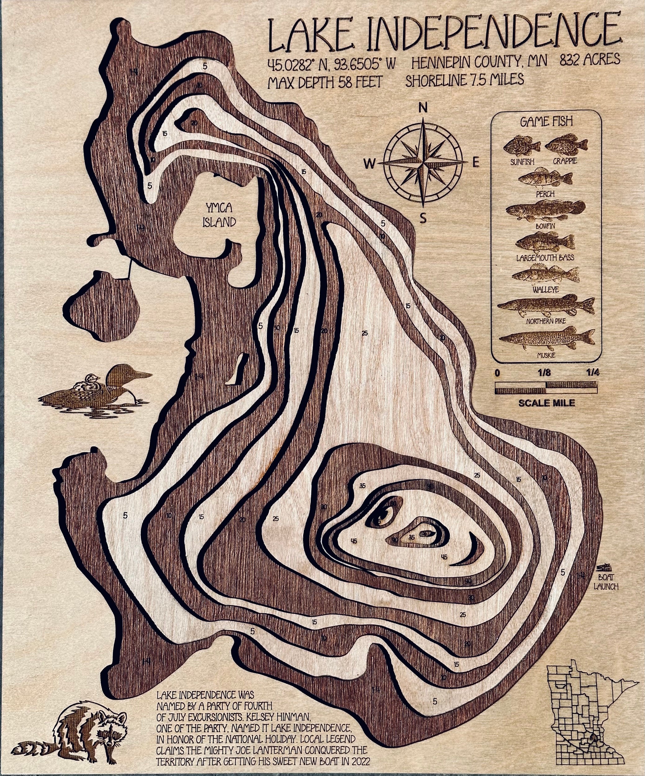 Independence Lake – a gem with beautiful parks – Hennepin County by Laser Lakes