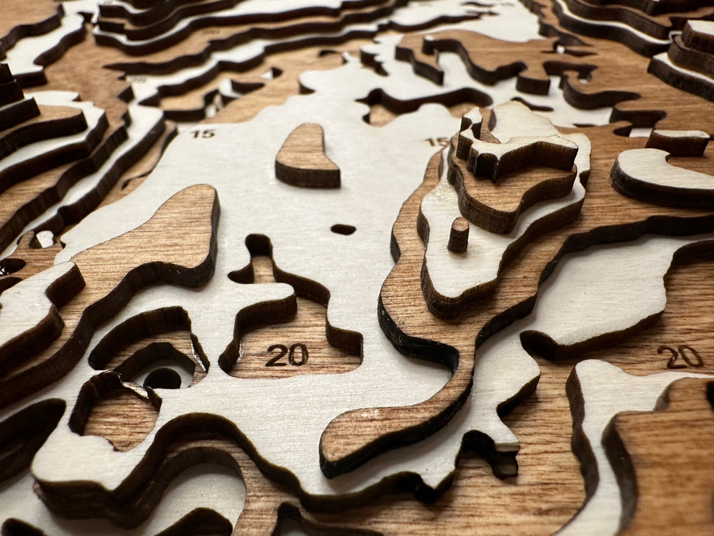 Leech Lake detail: precision in layers