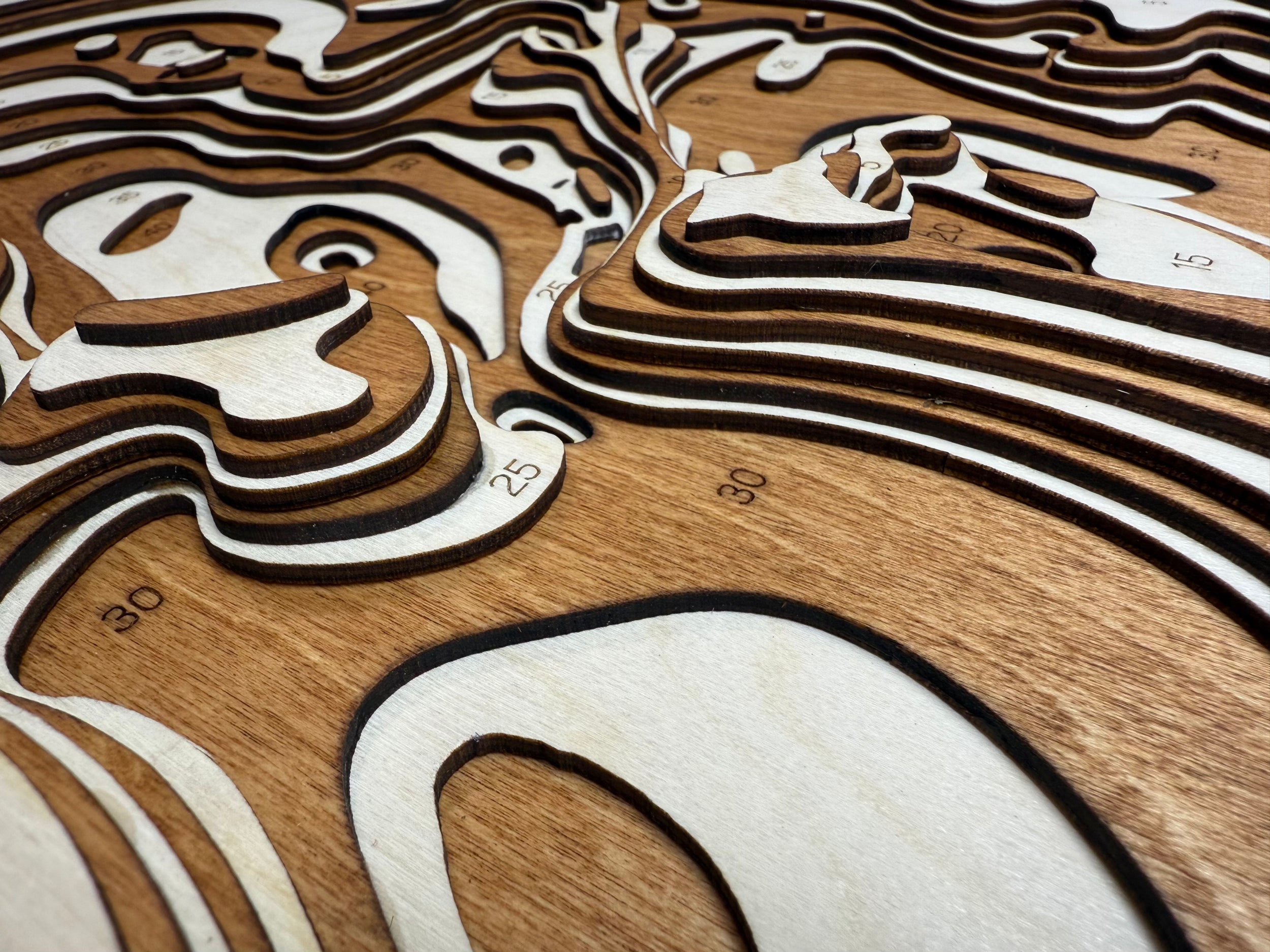 Lizzie detail: intricate details in laser cuts