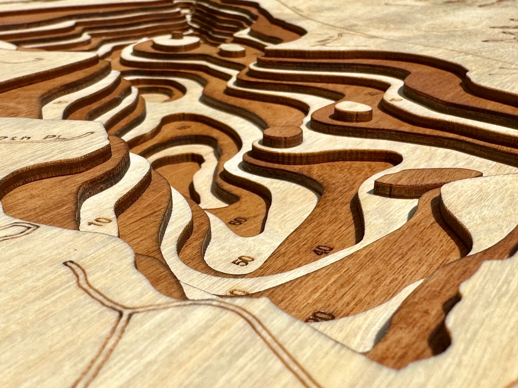 Long Lake detail: precision laser work