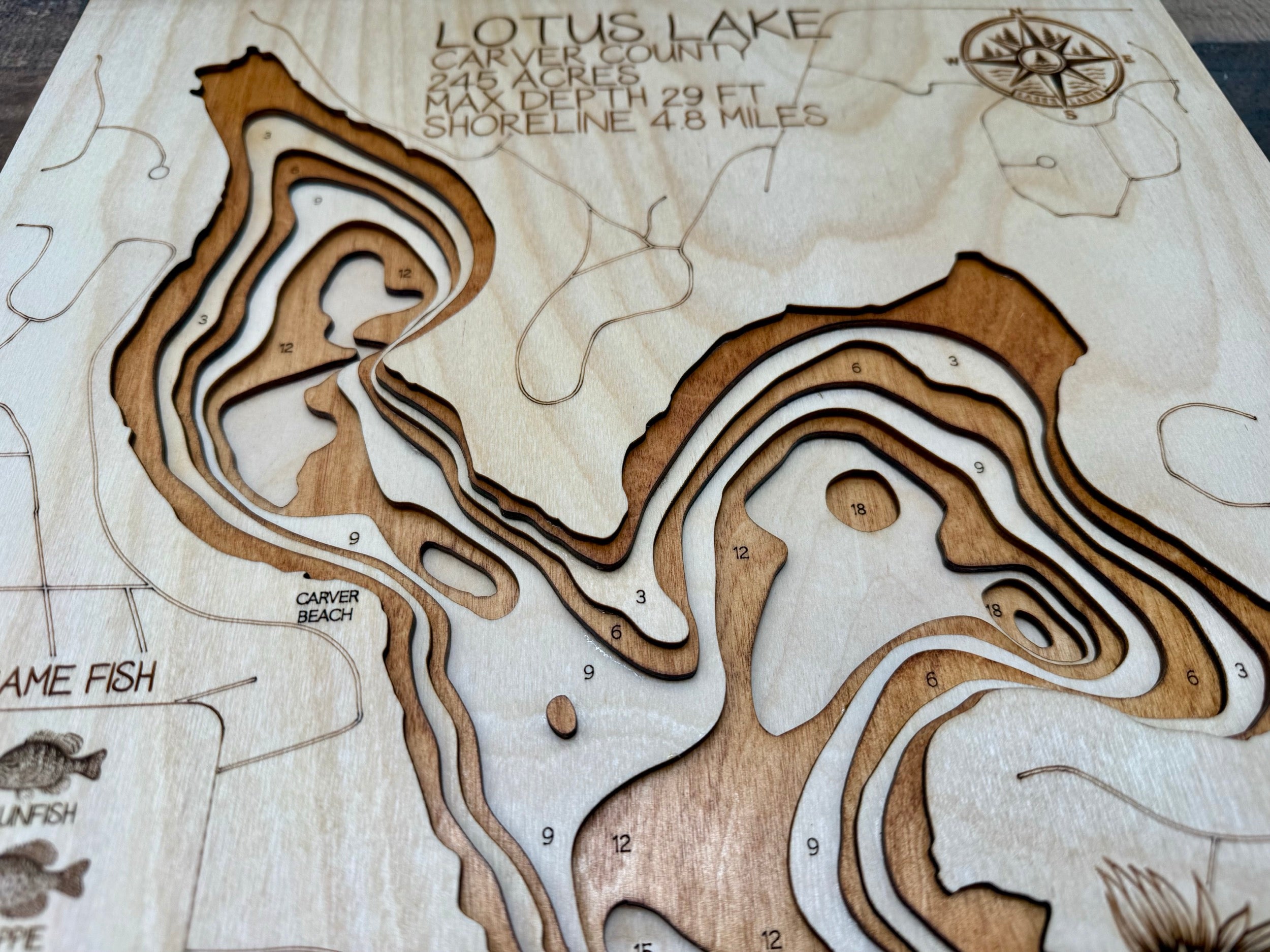 Lotus Lake Map - Carver County - Minnesota