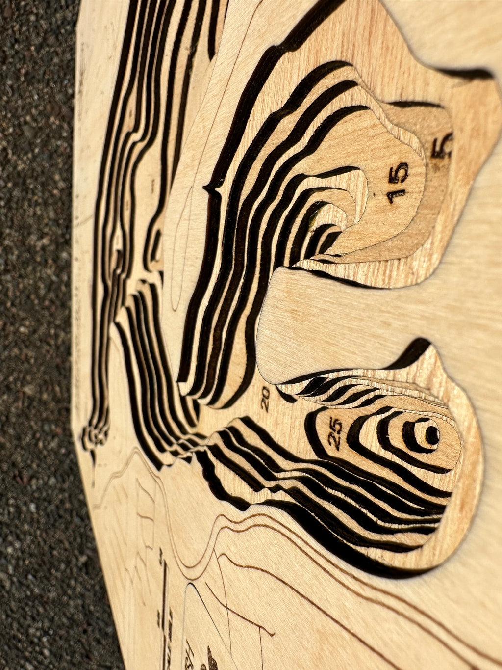 Medicine Lake detail: fine wood craftsmanship
