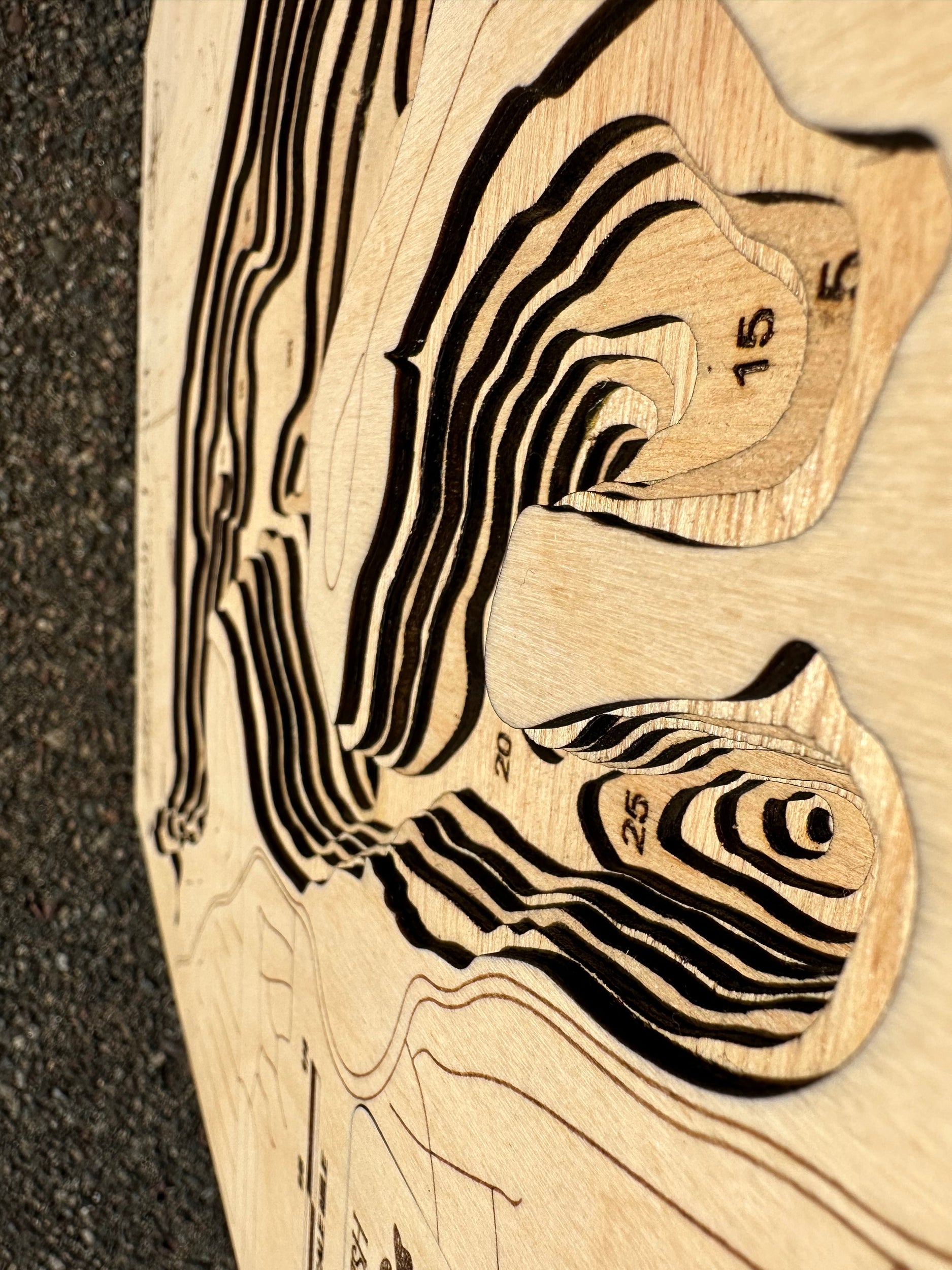 Medicine Lake detail: fine wood craftsmanship