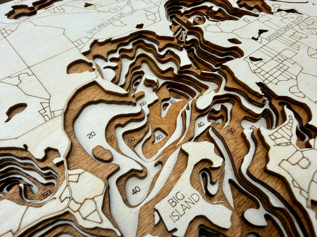 Minnetonka detail: precision laser work