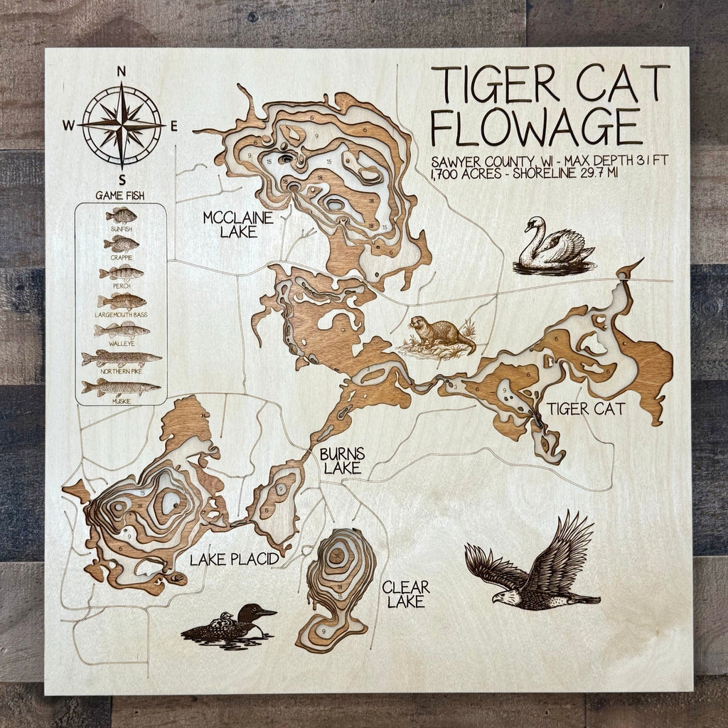 Tigercat Flowage - Sawyer County - Wisconsin