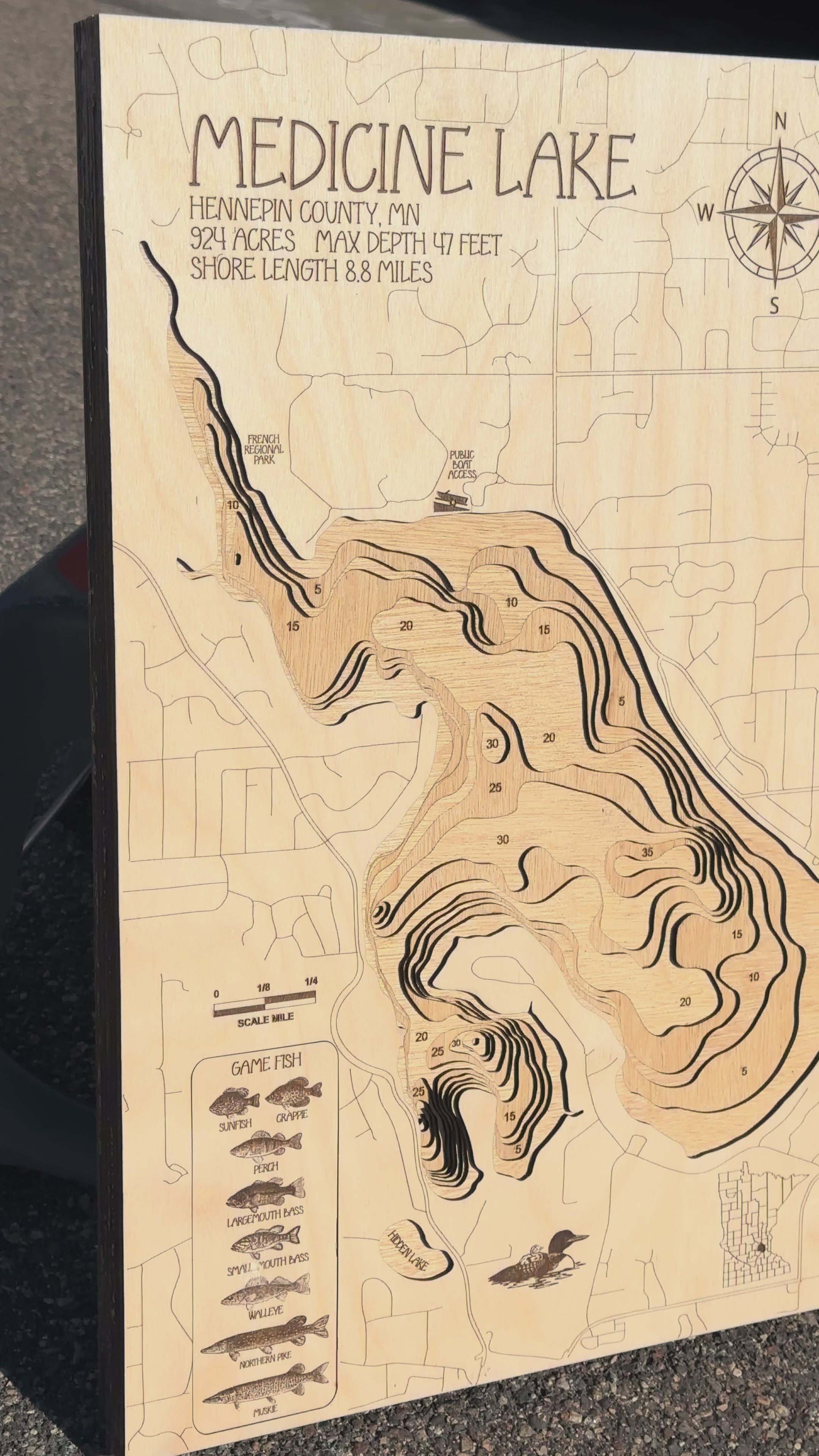 Medicine Lake Map Video - Laser Lakes