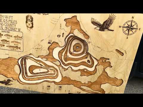 Clamshell Lake Map – Crow Wing County – Minnesota